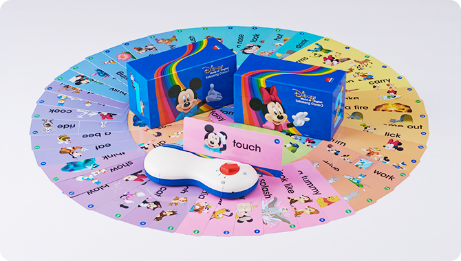 お手軽価格で贈りやすい ディズニーシステム英語カード 知育玩具