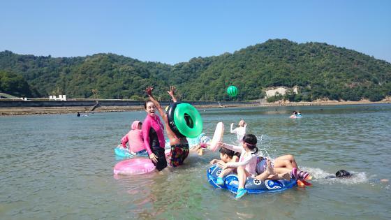 ビーチでの楽しい時間