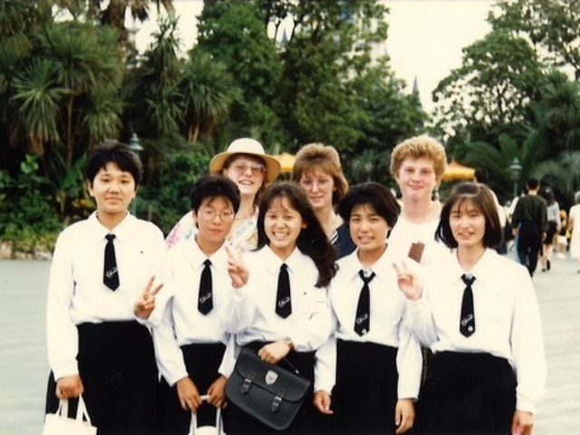 上乃久子さんが高校2年生の修学旅行で訪問した東京ディズニーランド